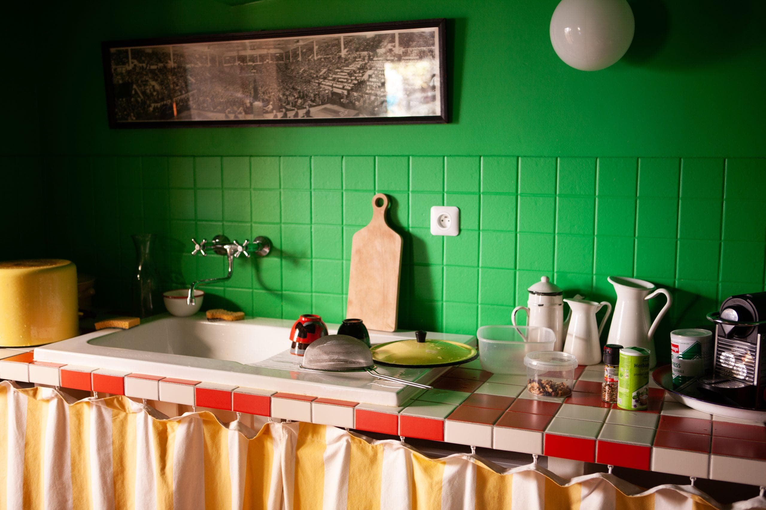 La cuisine vintage du Cabanon des Goudes n°1.