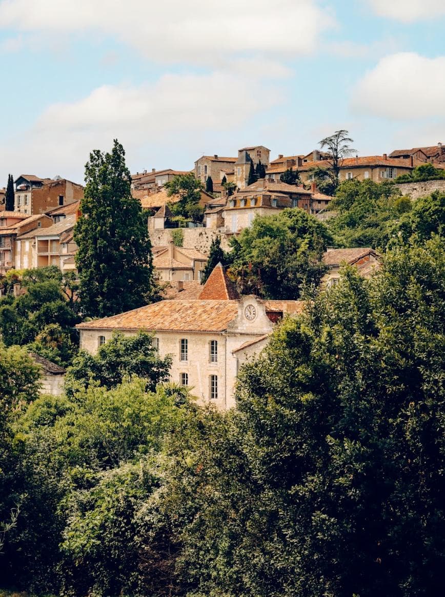 Lectoure village, located in Gers, dubbed "the little French Tuscany." © Jérôme Galland