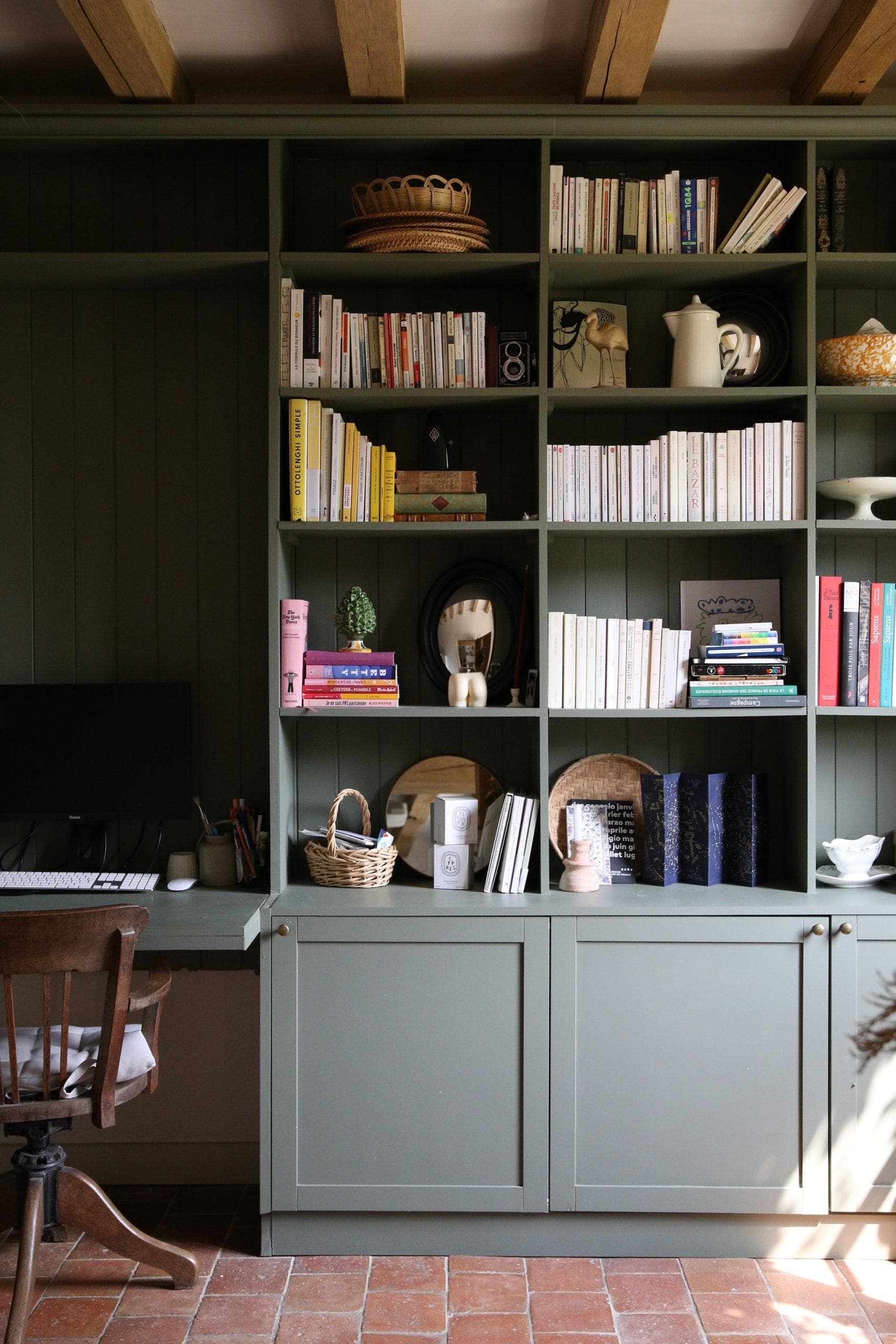 Le bureau de Maison French Bon Temps, parfait pour télé-travailler.