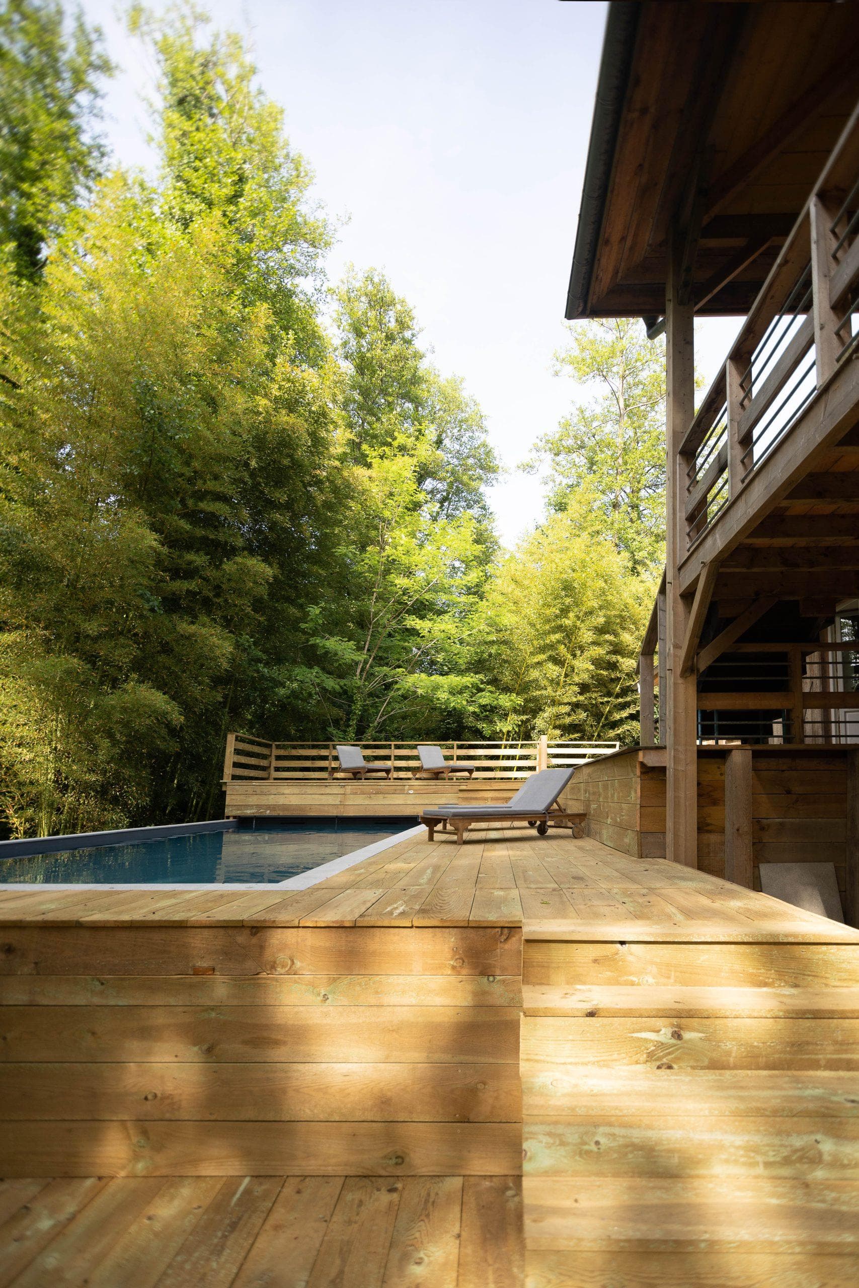 The terrace of La Cabane du Moulin.