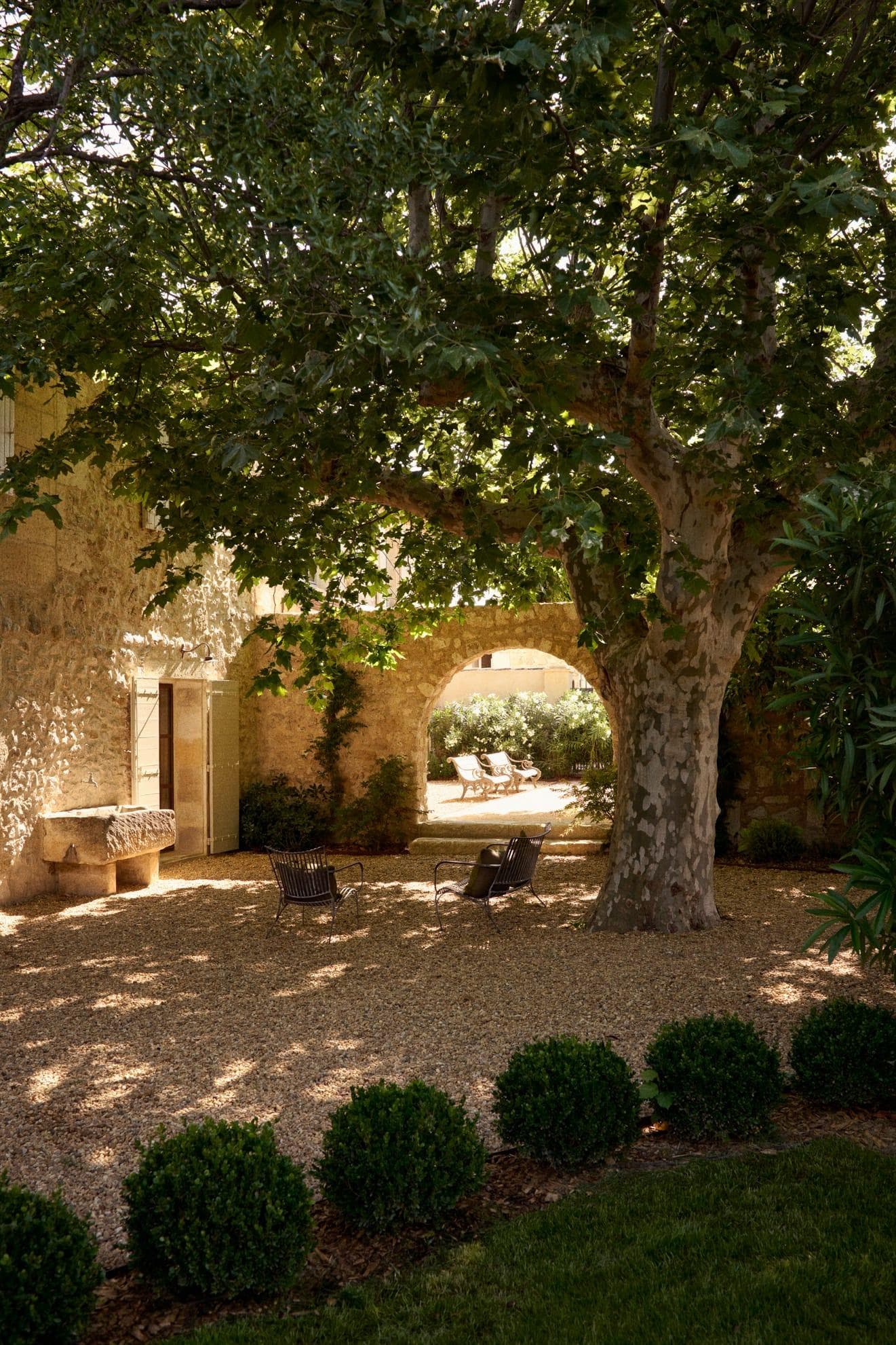Le jardin où profiter d'essences provençales.