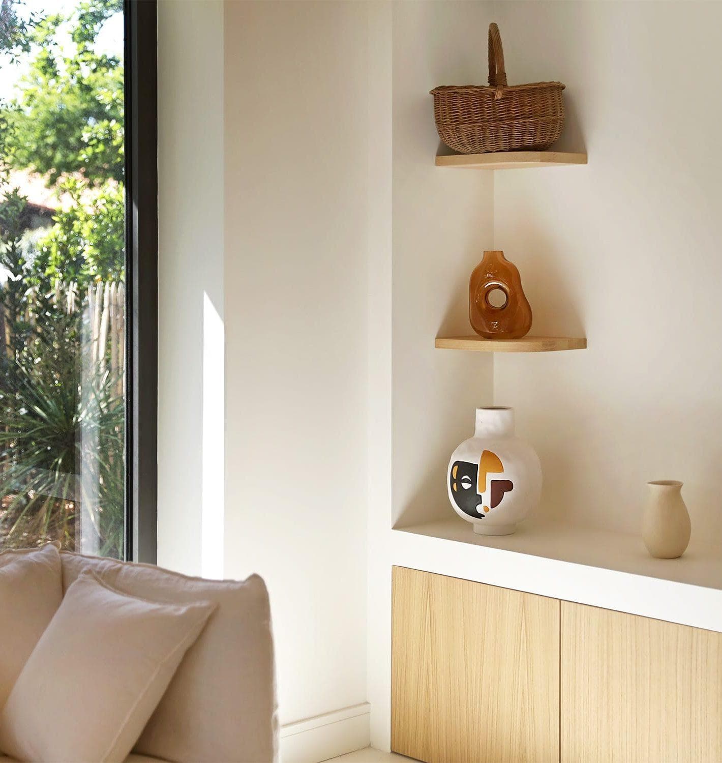 Soft tones in every room.