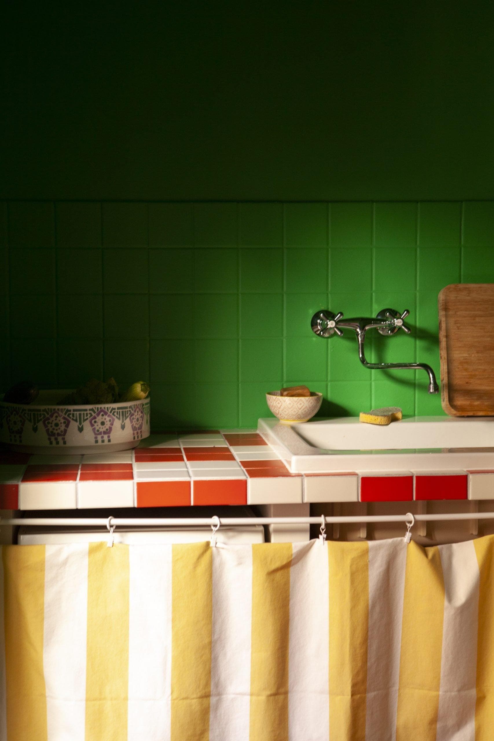 La cuisine colorée de The Cabanon des Goudes.