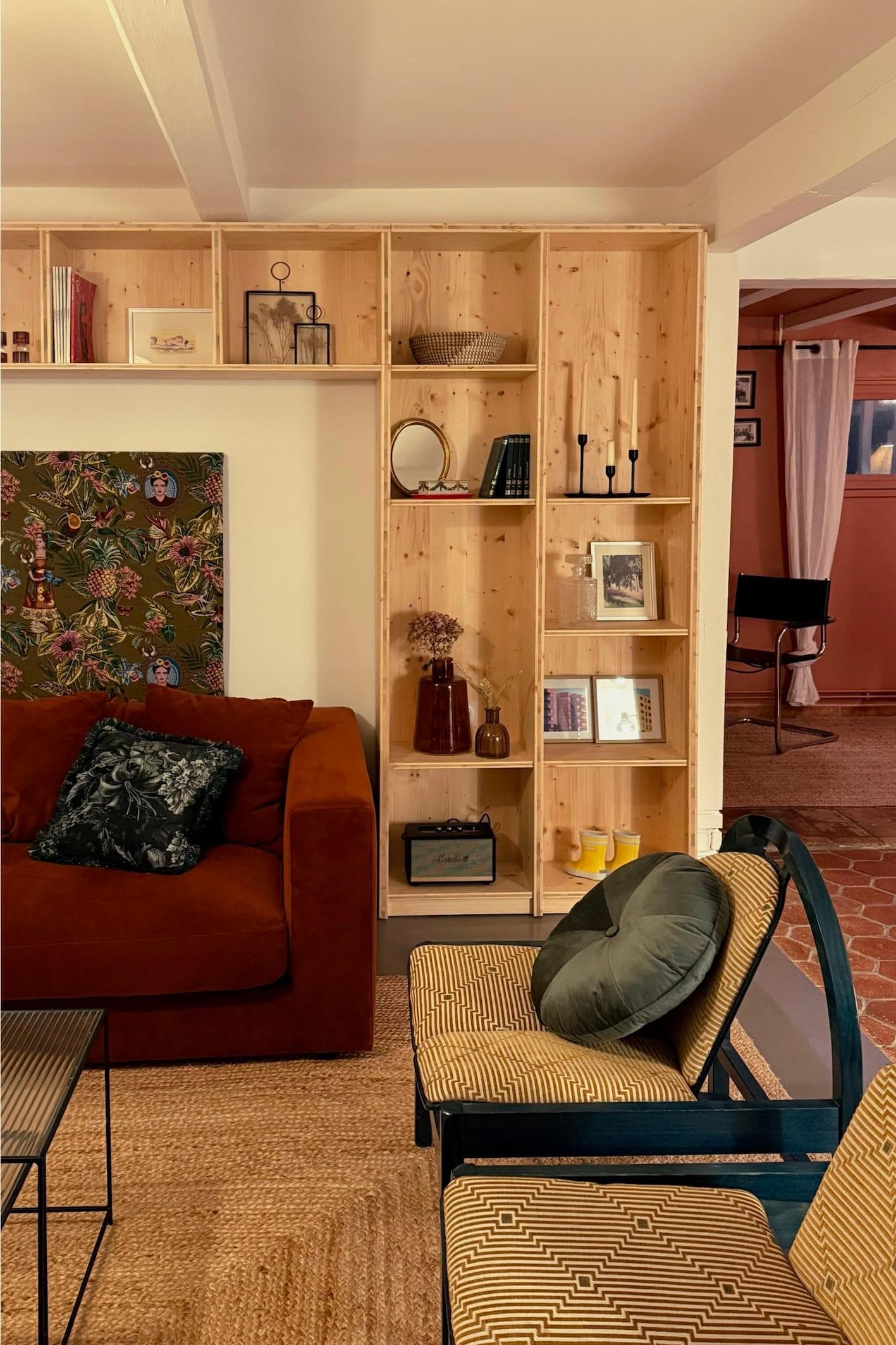 The lovely living room of L'Albizia.
