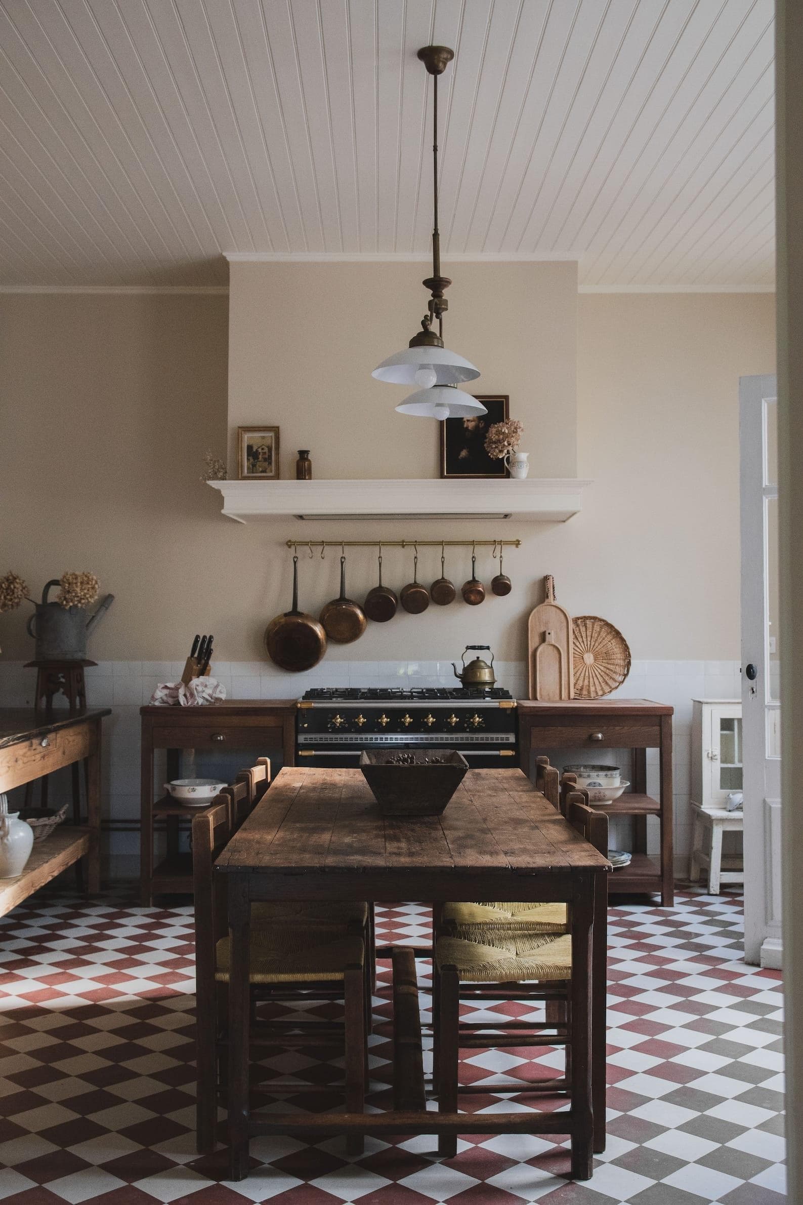 La charmante cuisine de La Maison de l'Arche. © Baptiste Namur