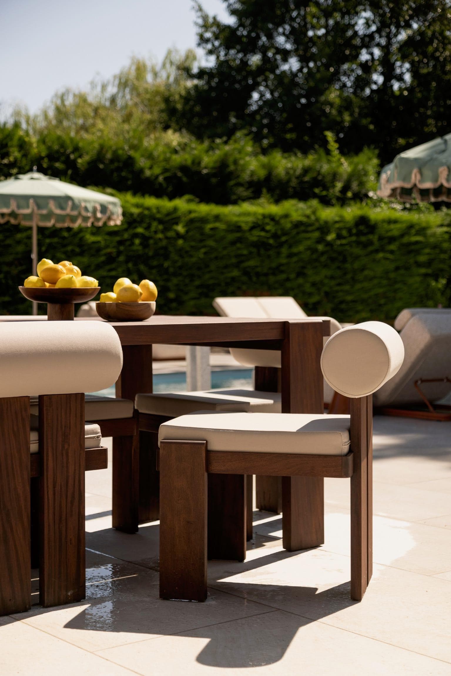 Design pieces right into the garden.