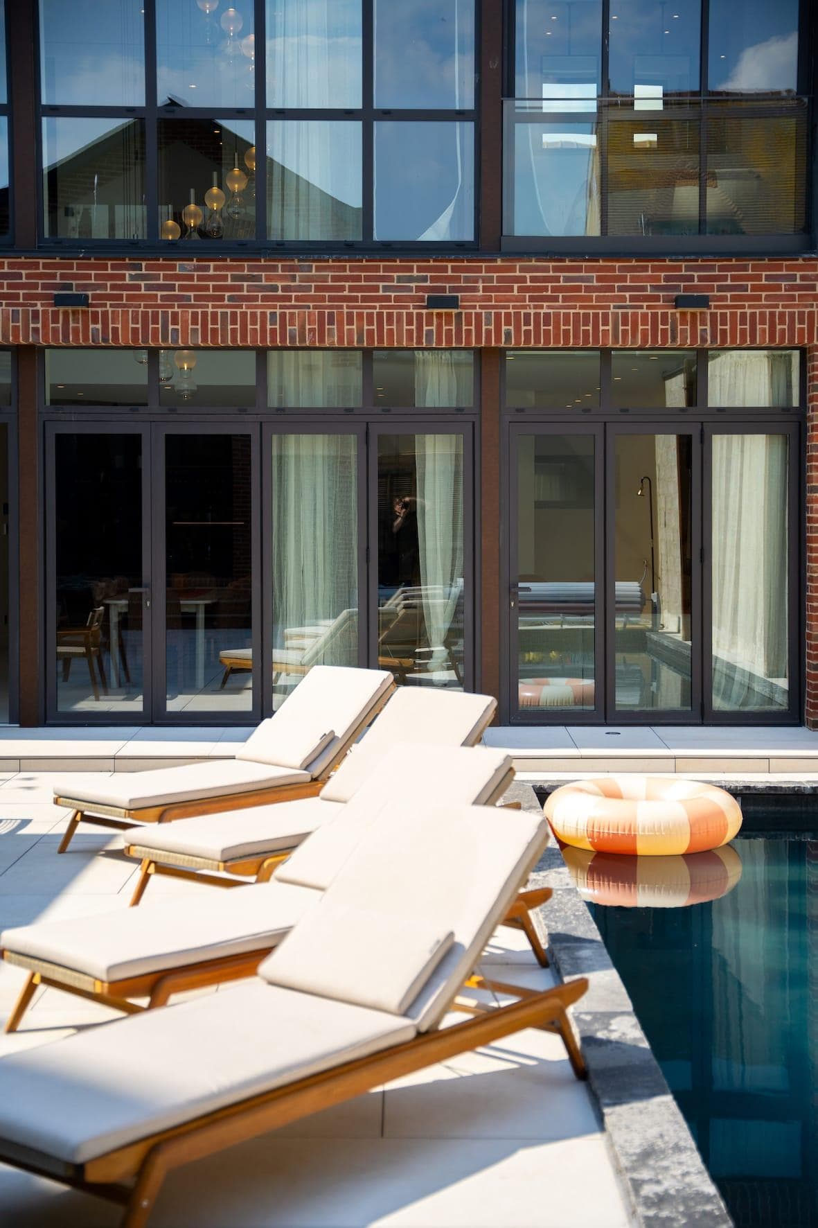 The pool where you can bask in the sun.