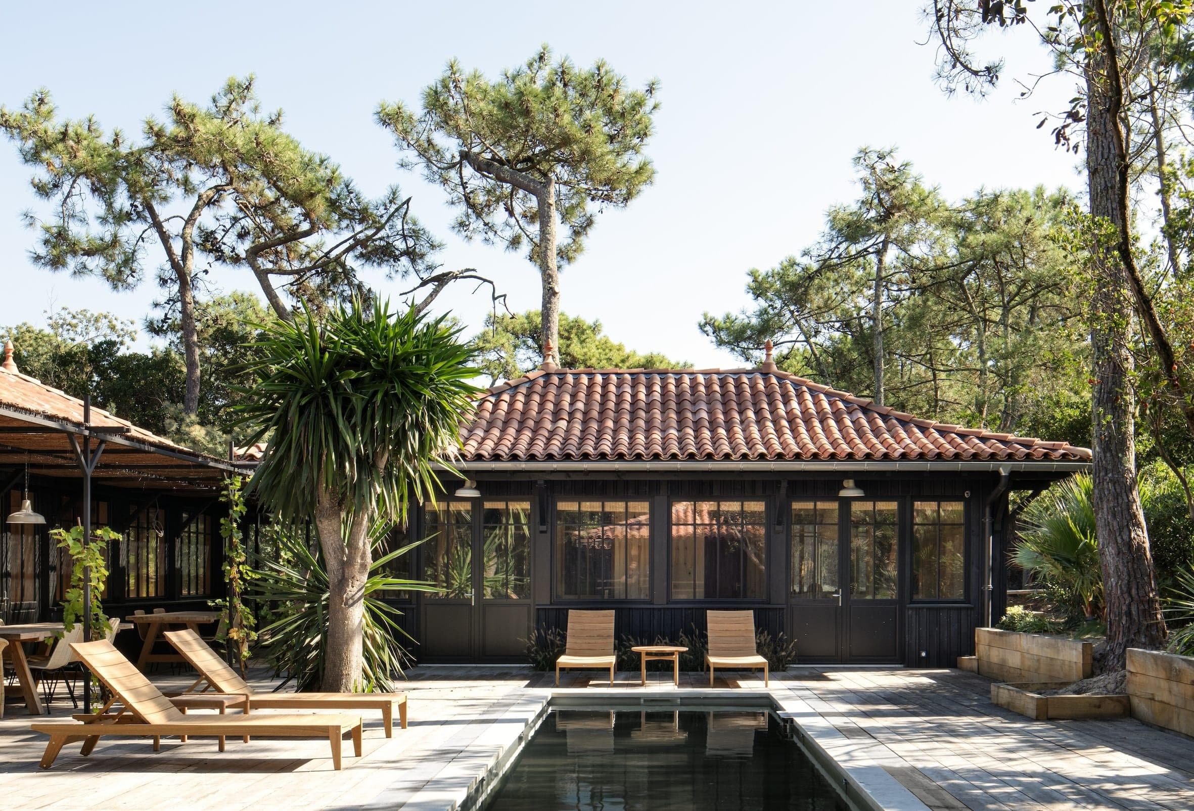 Nestled between the pine trees, Villa Julietta.