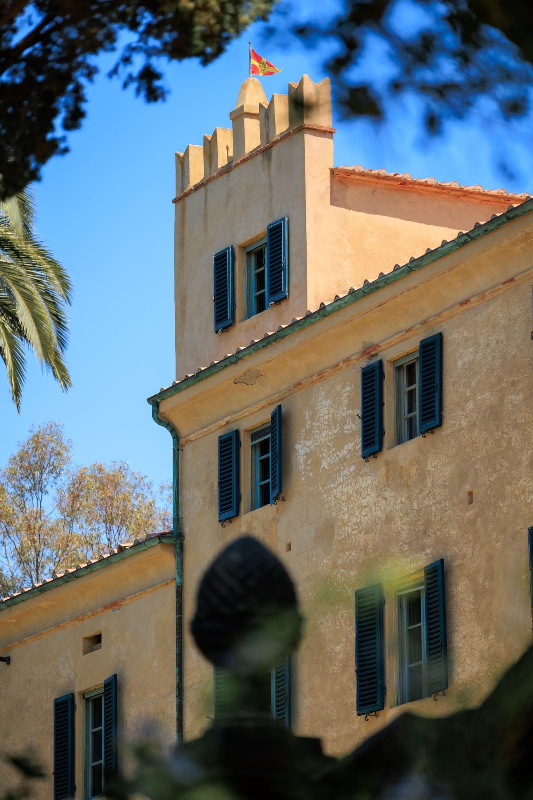 The beautiful façade of Villa Talamo. © Fanny Kurti