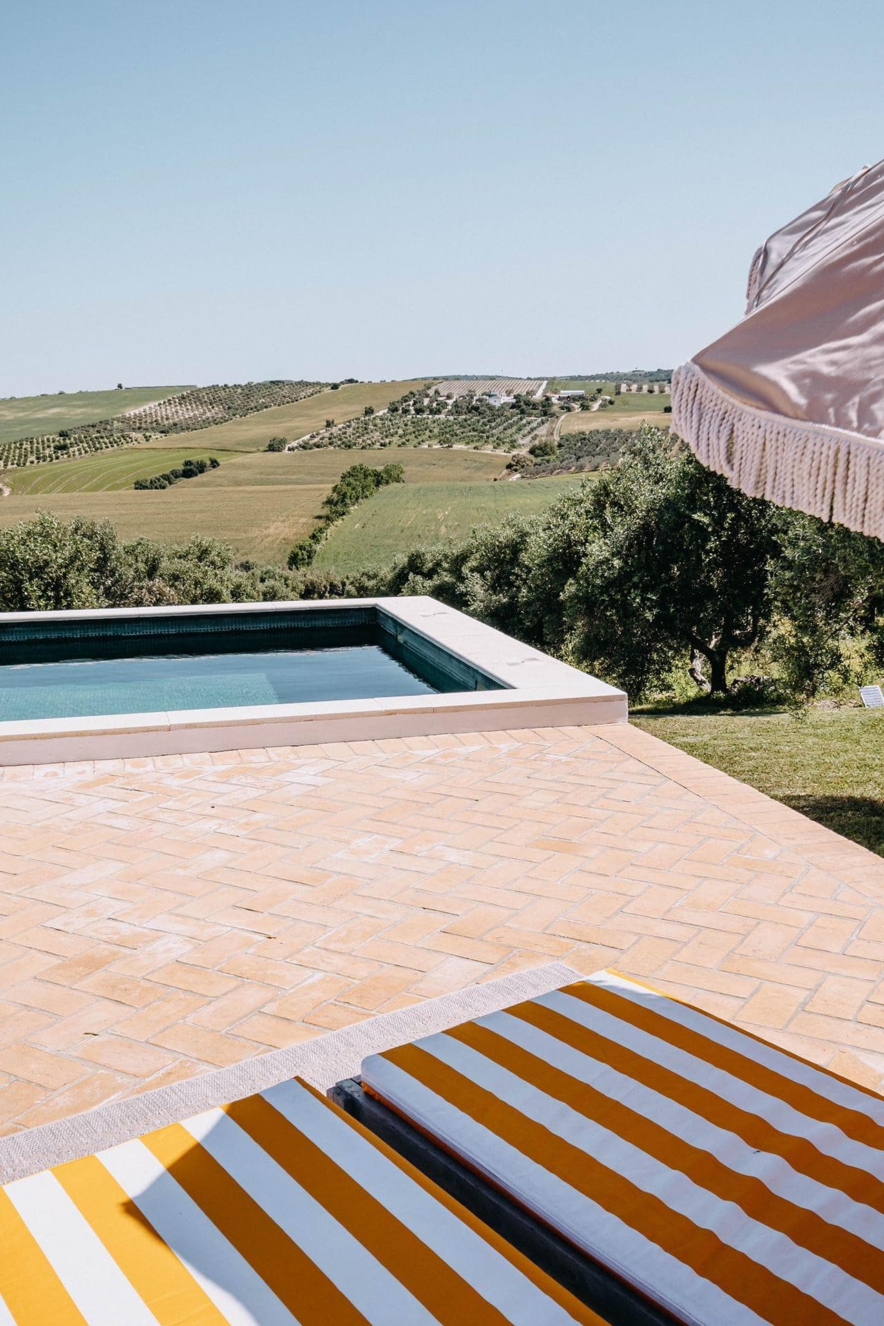 Tout autour de La Casa de Arcos, la campagne andalouse. © Ale Sellers