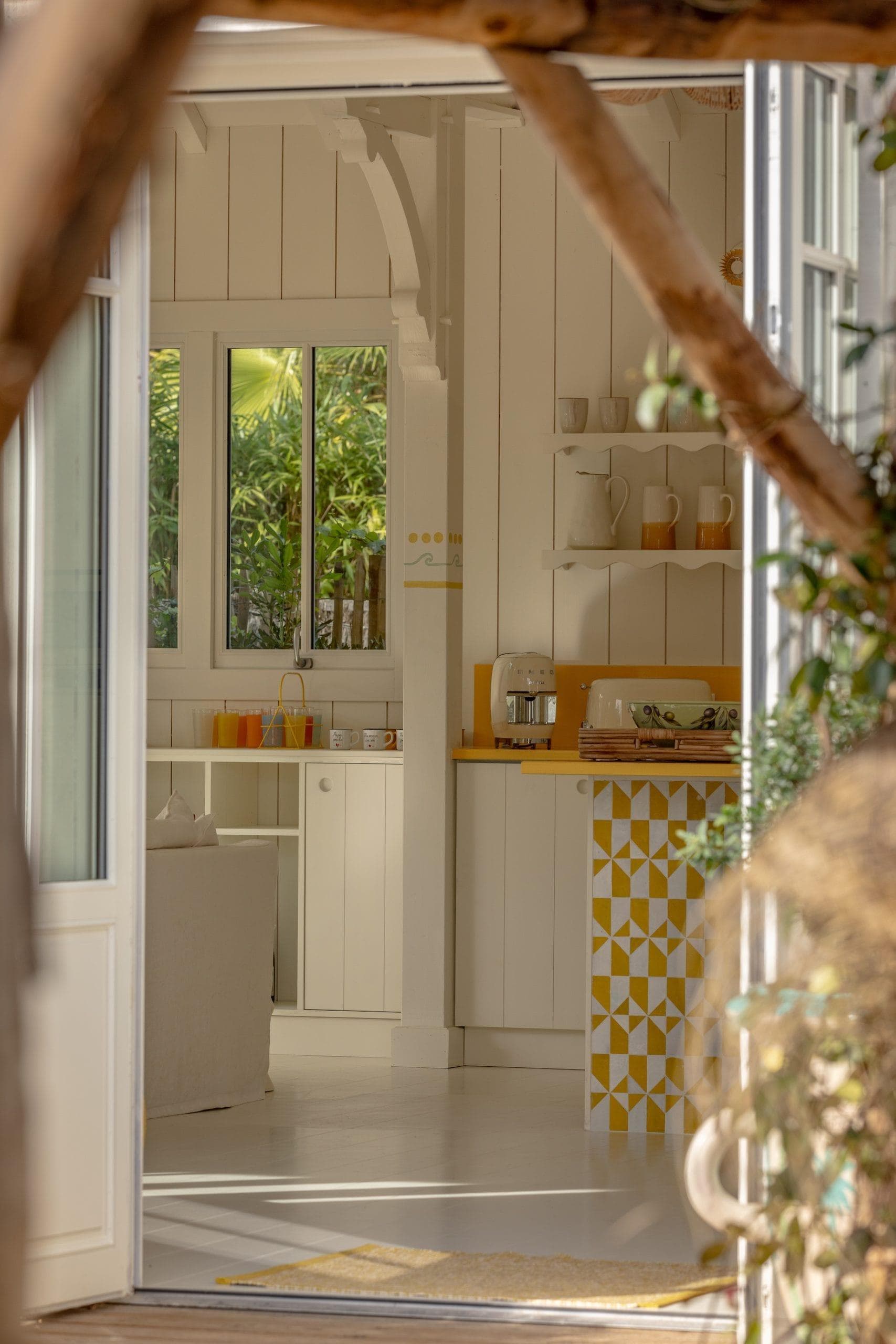 On décèle une inspi californienne à Villa Pouquete.