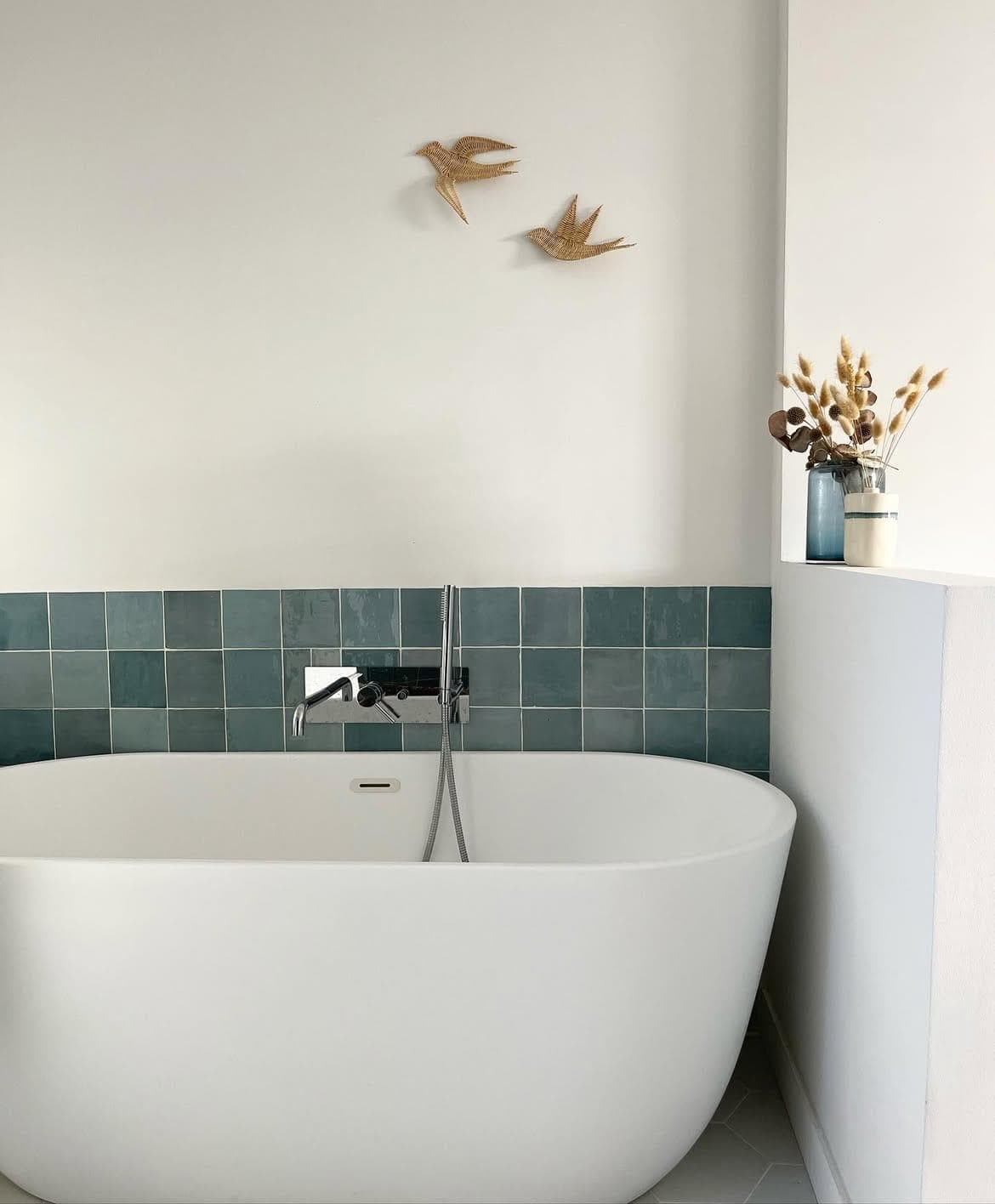 After exploring the area, bath time.