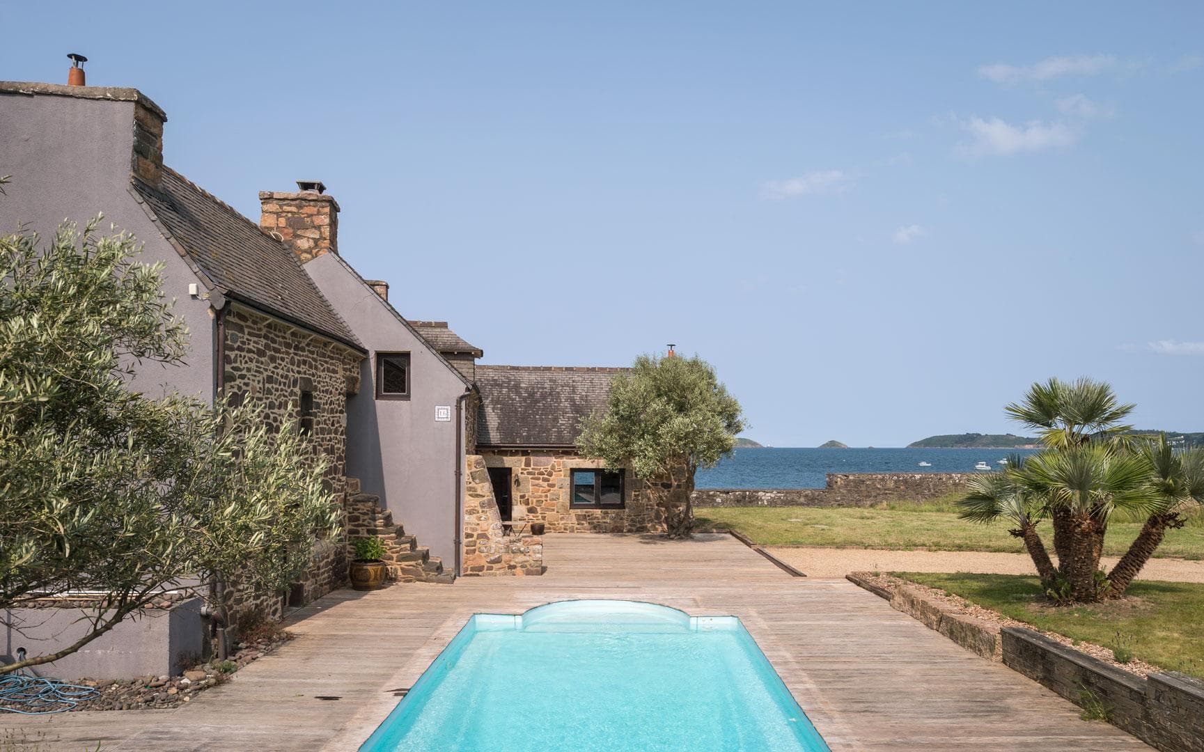 A sea view from the pool at Villa Mona. © Patrick Miara