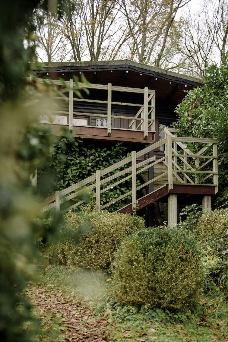 Mosane Cabin, garden view