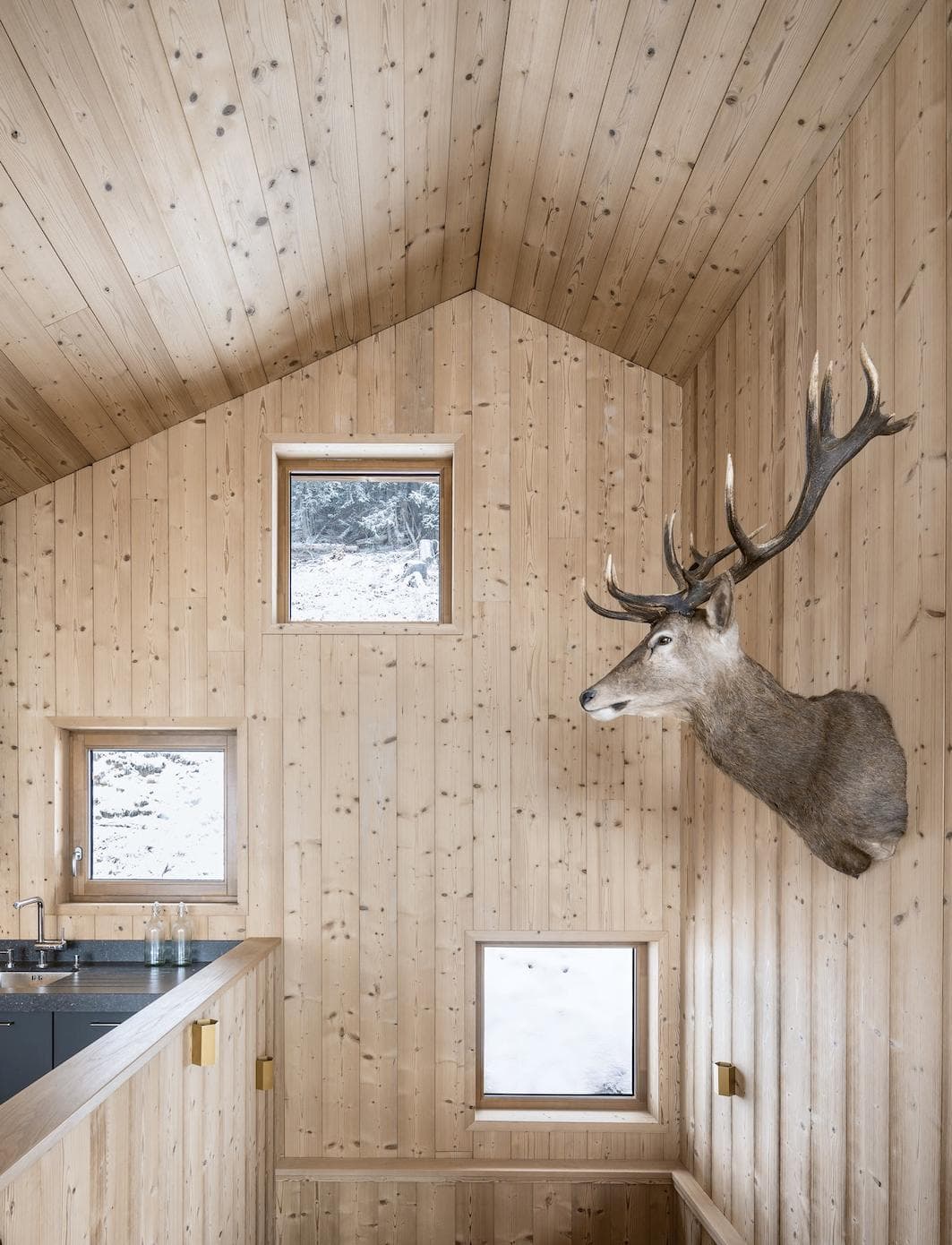 Scandinavian architecture and minimalist decor.