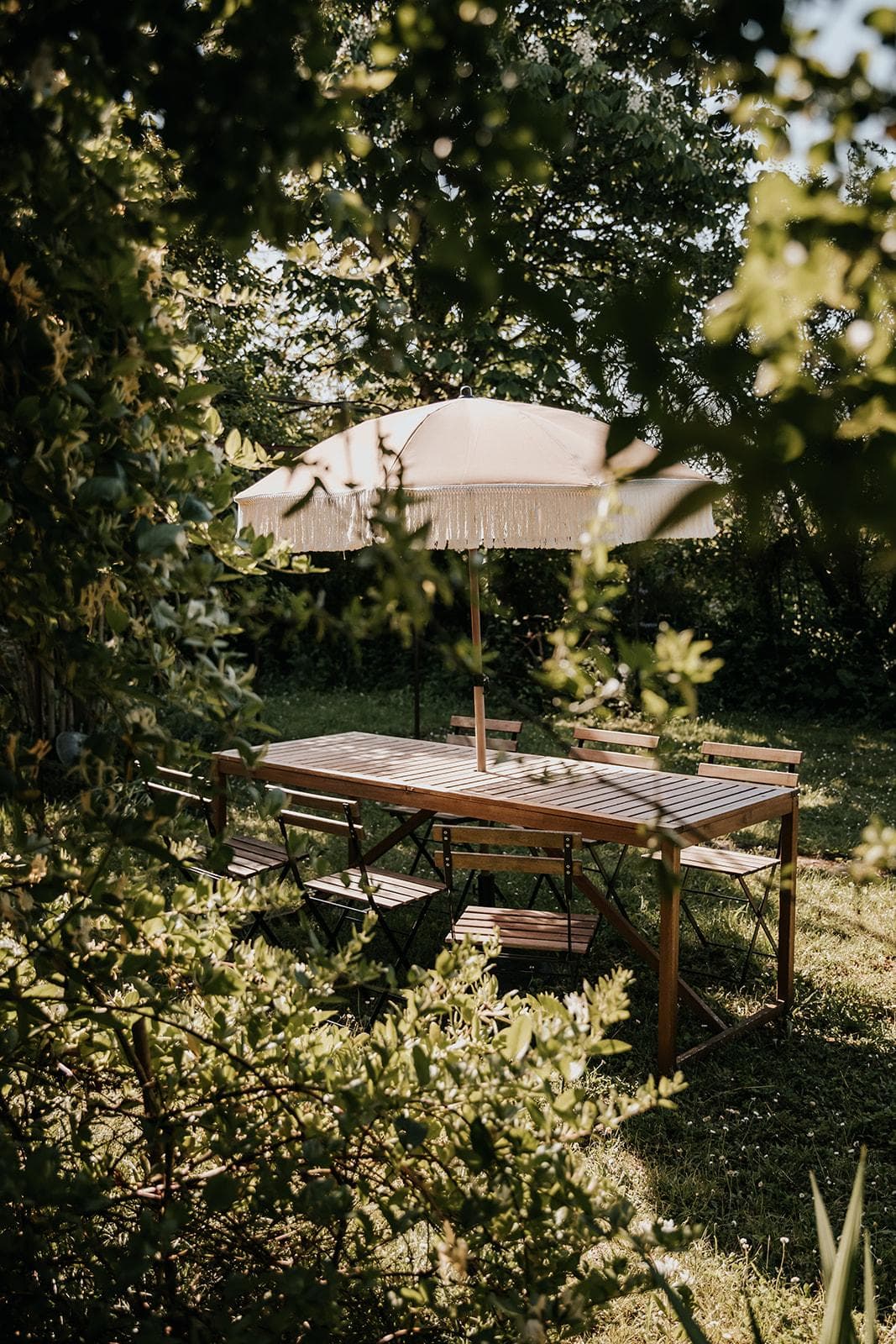 Le jardin où terminer la journée en beauté. © Emilie Soler