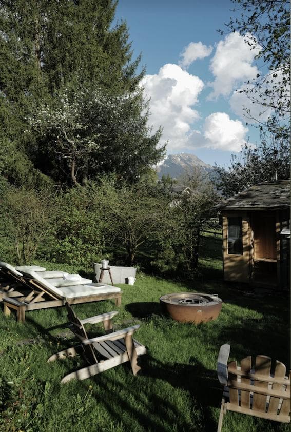 All year round, you can enjoy the outdoors and the panoramic mountain views.