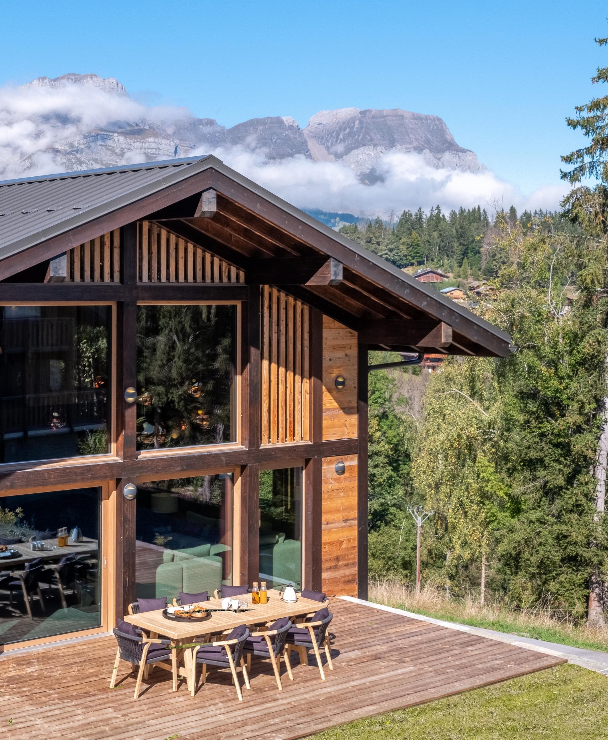 La facade du Chalet Diane.