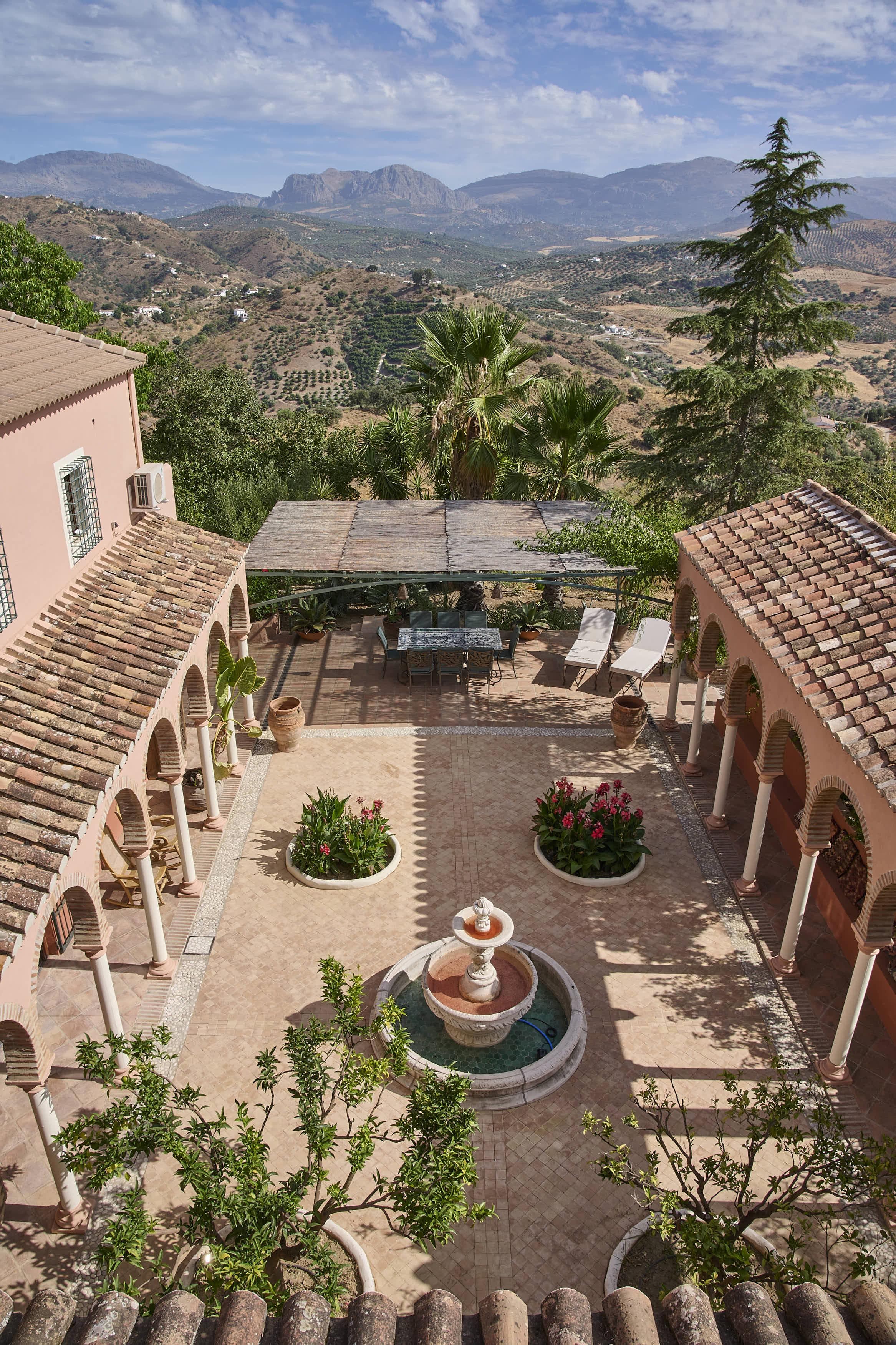 Le joyau de villa Camilla ? Le patio typiquement andalou.