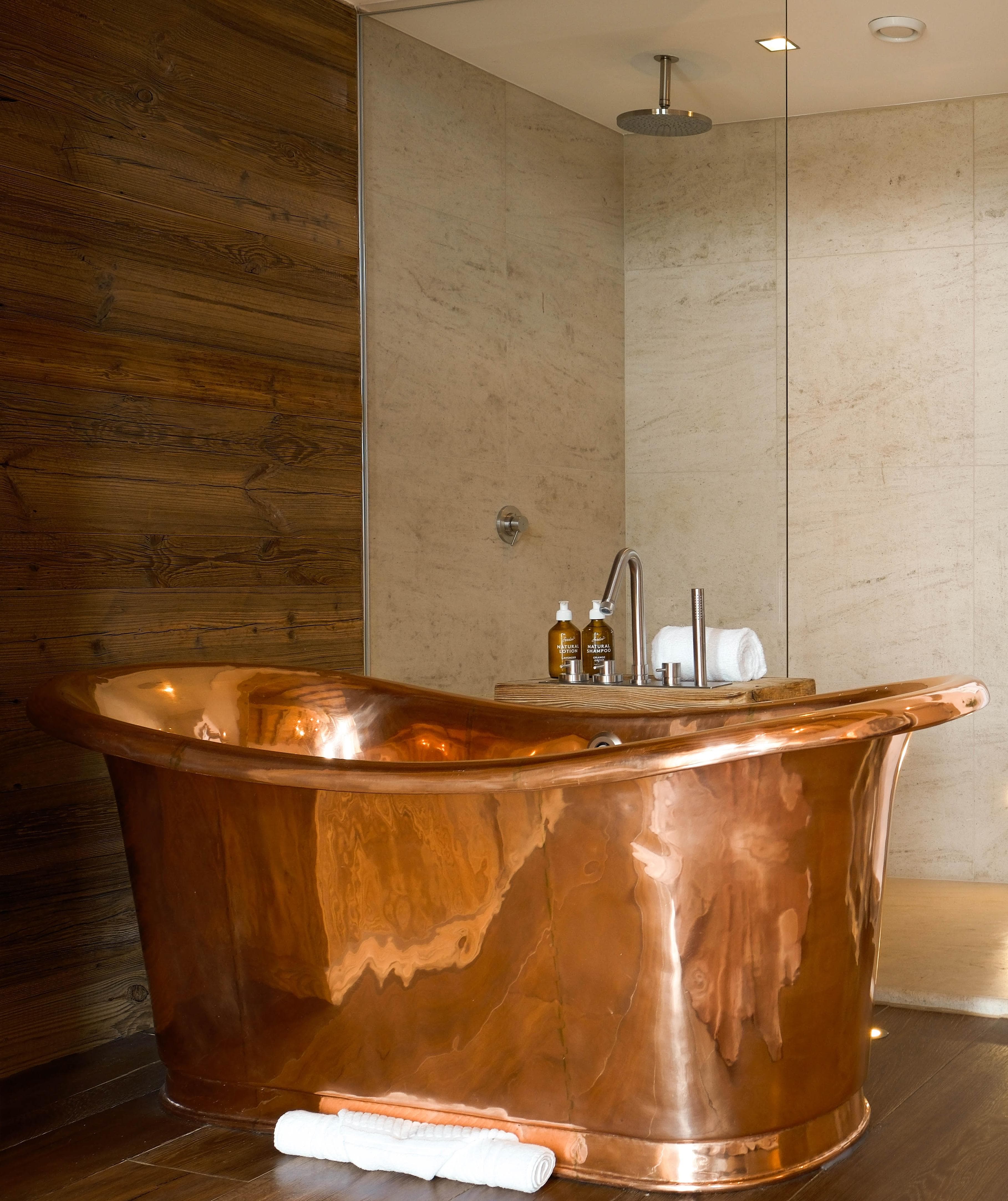 Après le ski, c'est l'heure du bain !