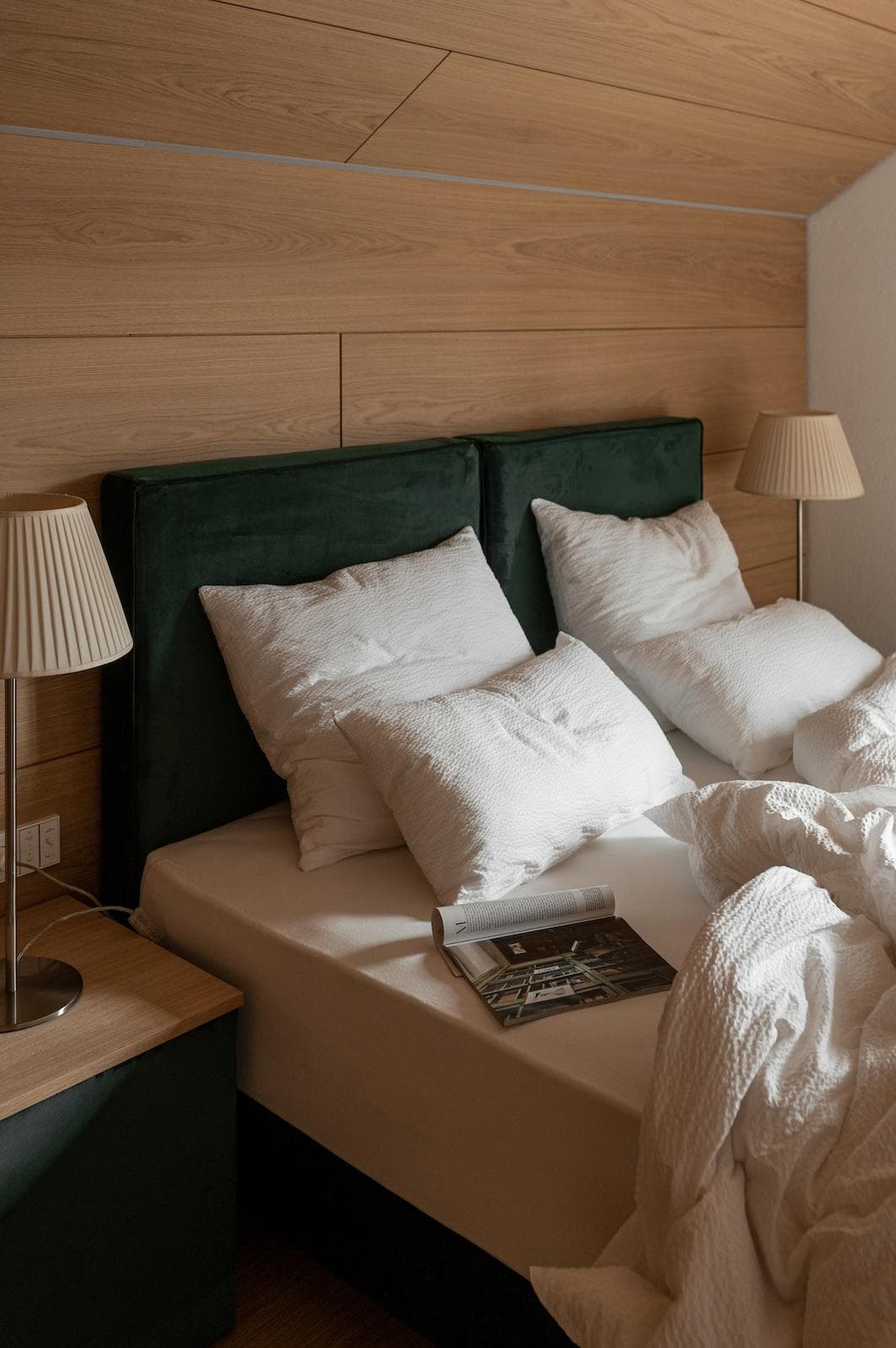 Here, the bedding is worthy of a luxury hotel. © Patrick Schwienbacher