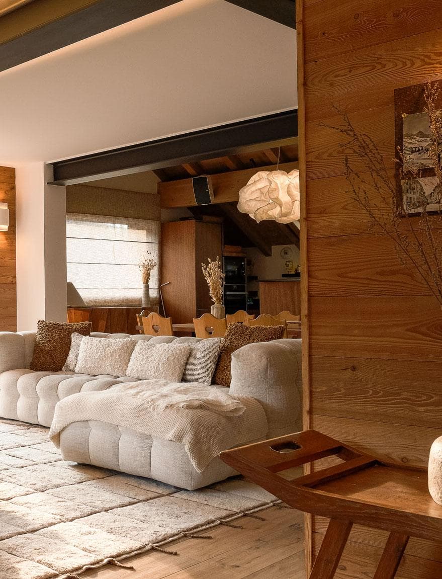 The charming lounge where you can relax at the end of the day.
