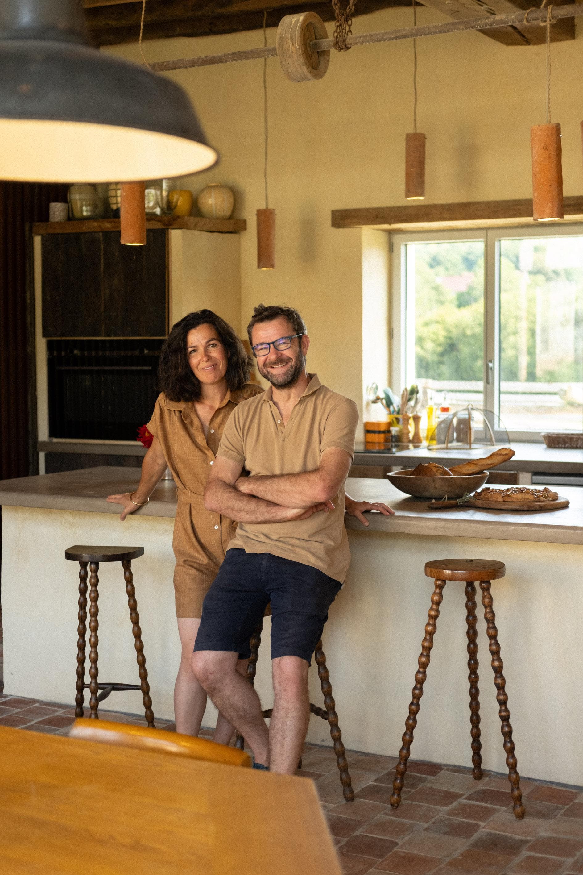 Annabelle and Antoine at La Maison des Racines. © Laura Strauss