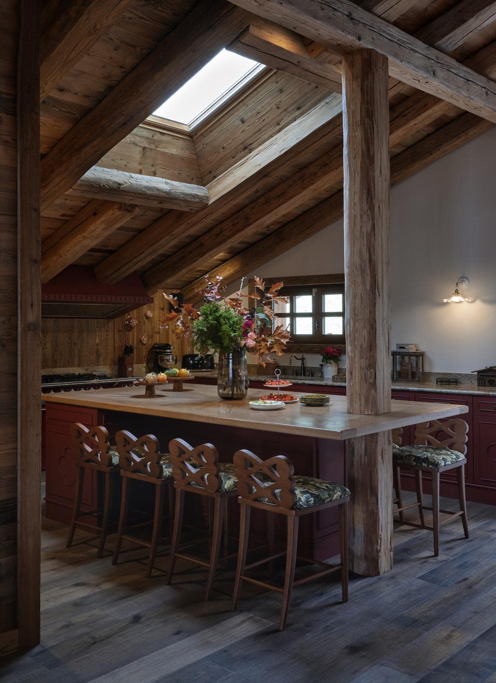 Après avoir exploré Megève, on se réunit pour le goûter. © David Machet