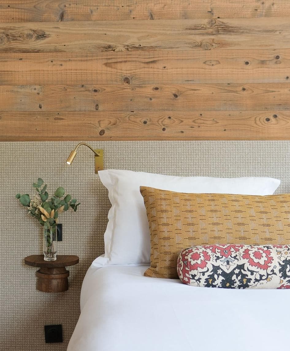 When evening comes, it is a (great) pleasure to slip into the hotel bedding.