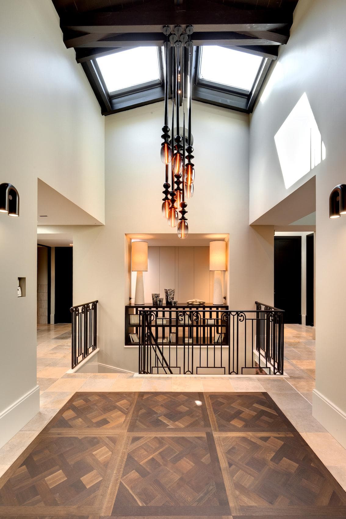 The interiors, perfectly renovated.