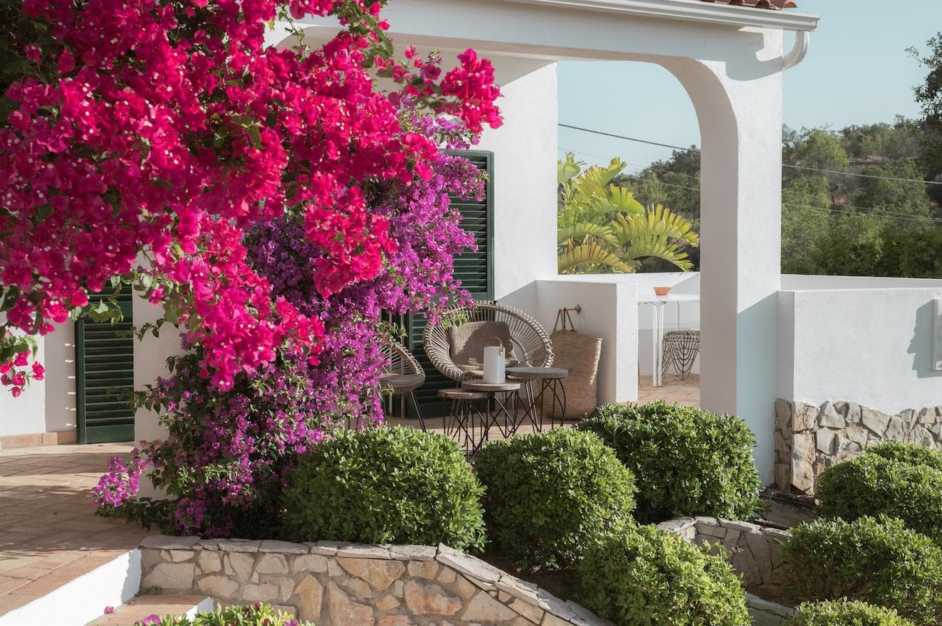 Around the house, you can stroll through the Mediterranean garden.