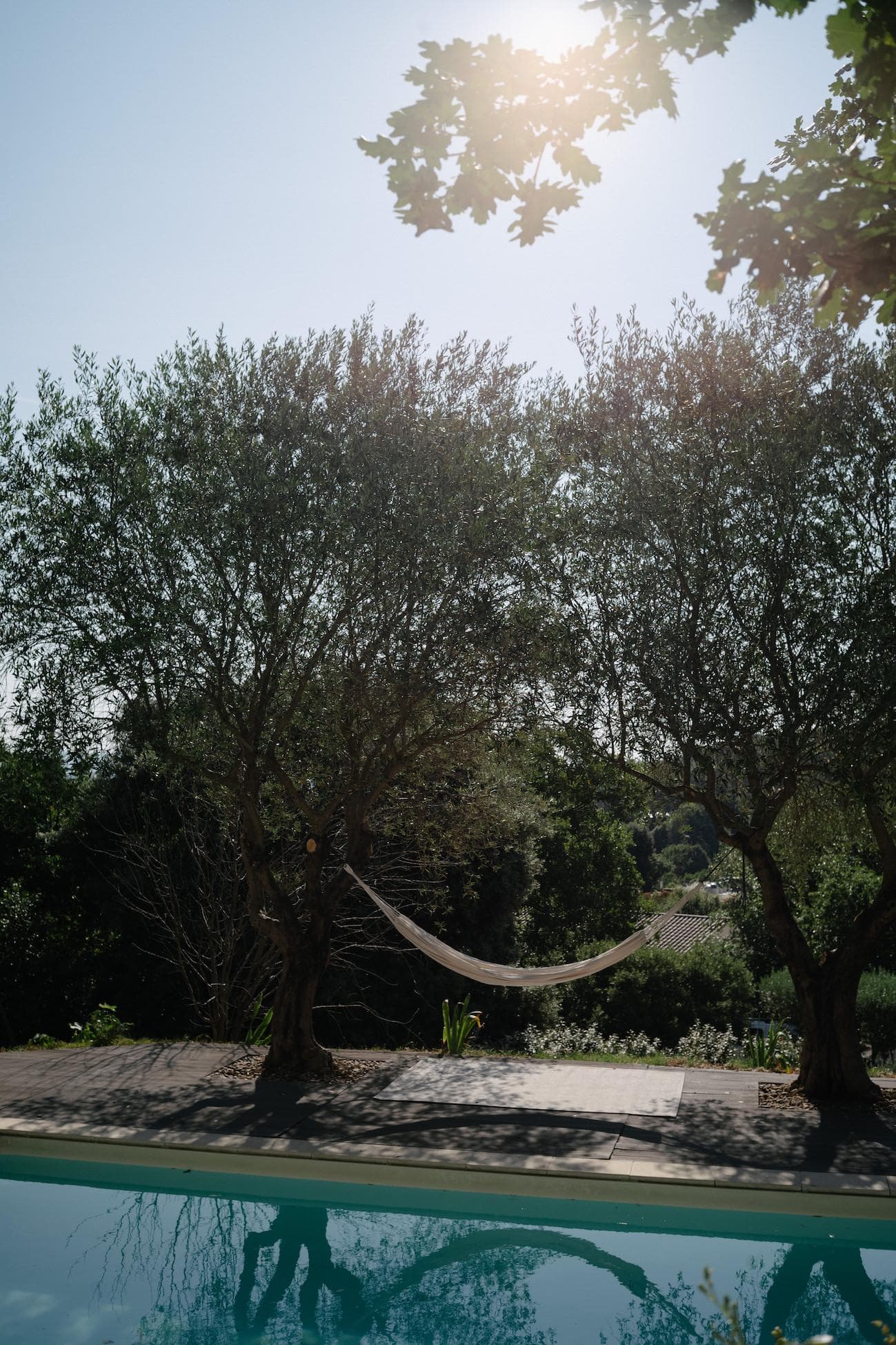 On se la coule douce entre les oliviers à La Maison du Soleil. © Eva-Maria Fabian