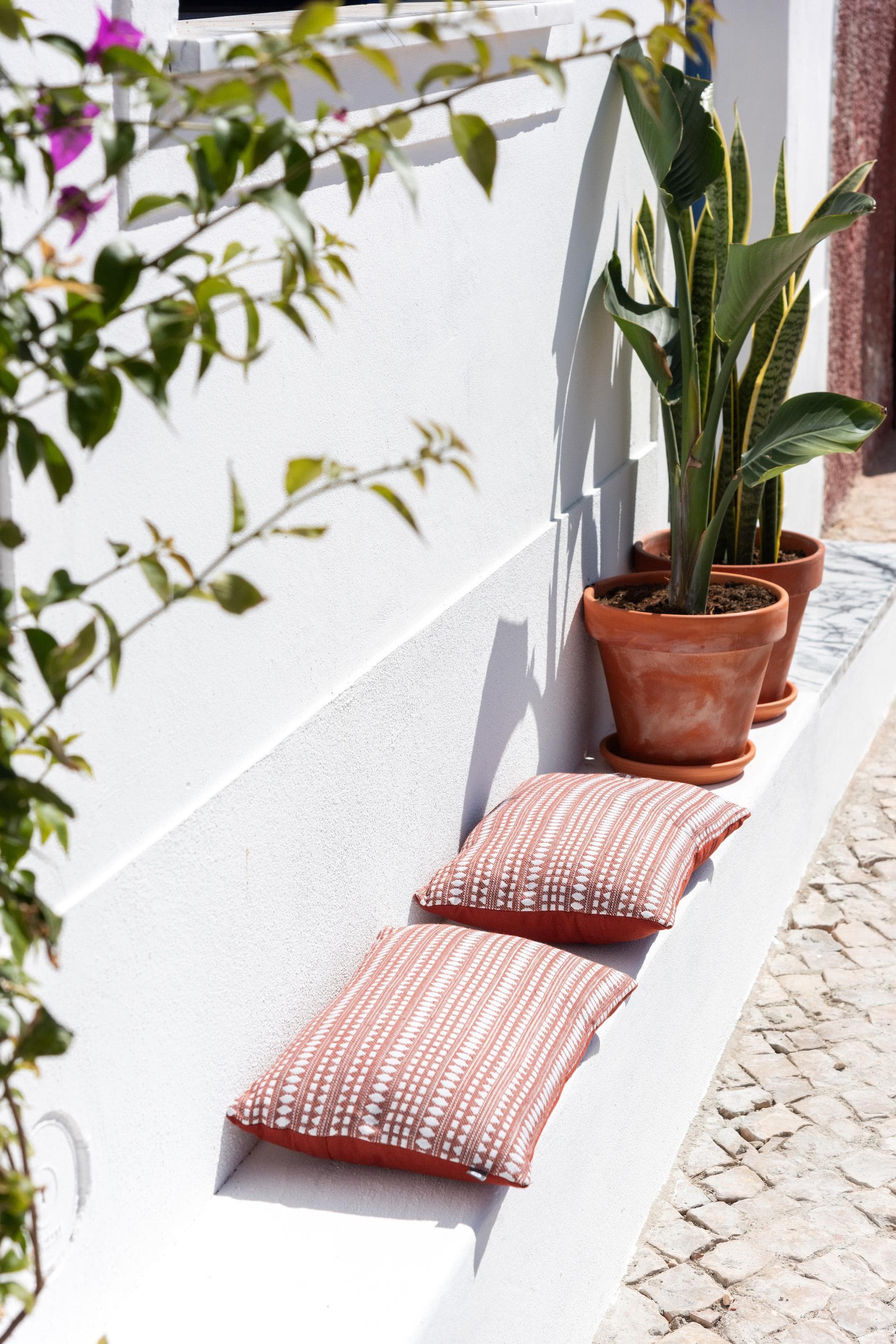 The sun-drenched patio of Casa Primeira.