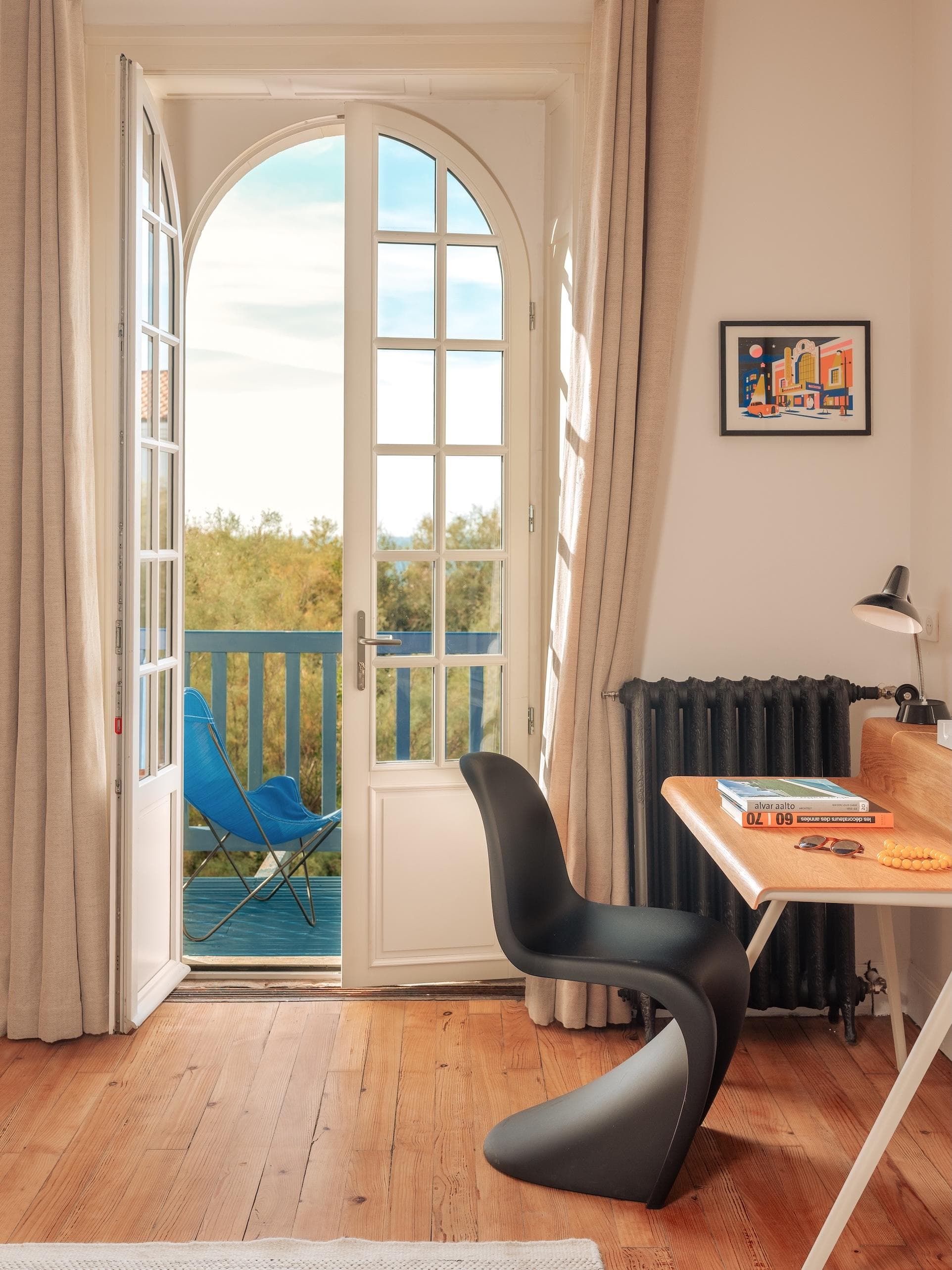 One of the villa’s eight bedrooms