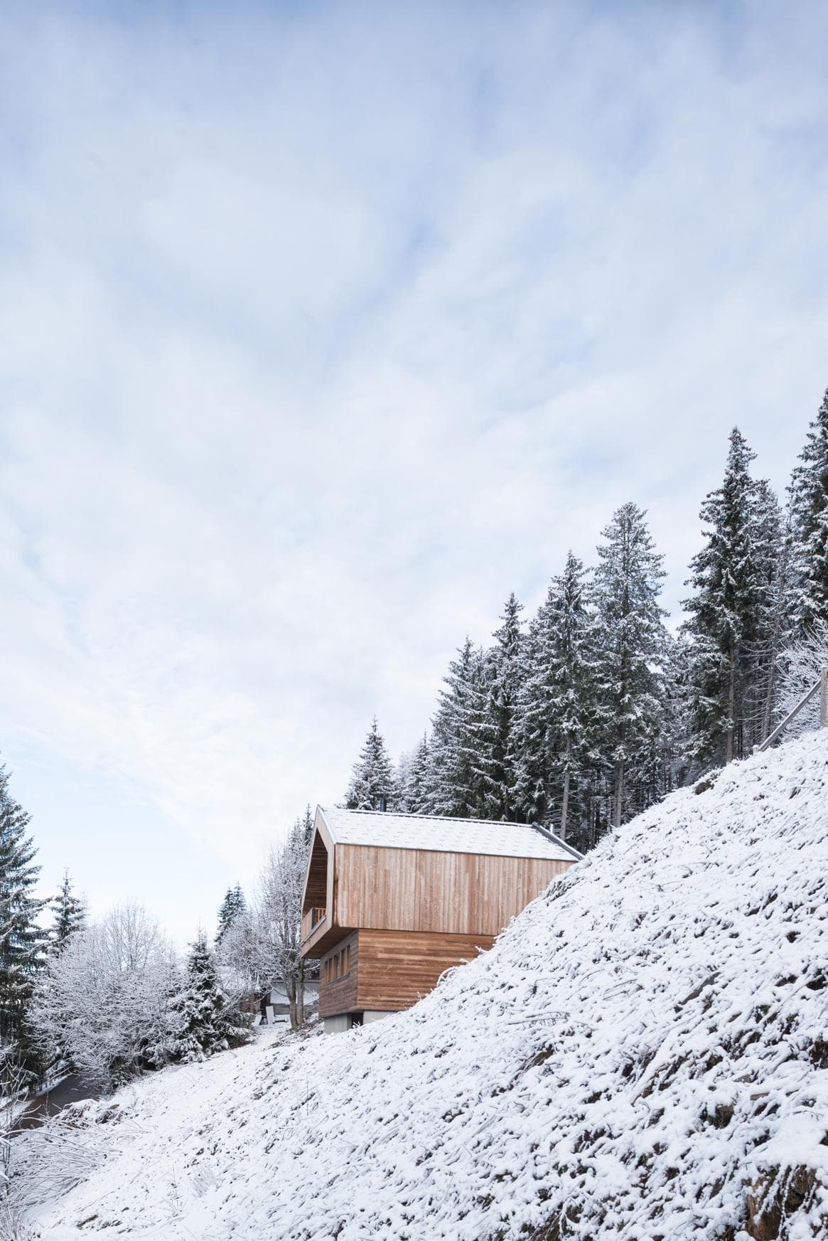 Chalet Barma on its hillside.